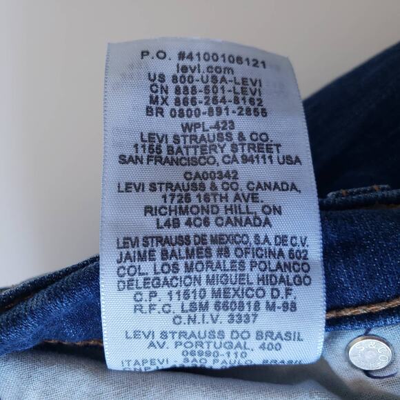 Levis Women 512 Y2K Womens Jeans Sz 8 S/C Preppy Perfectly Slimming Boot Cut - Picture 9 of 10